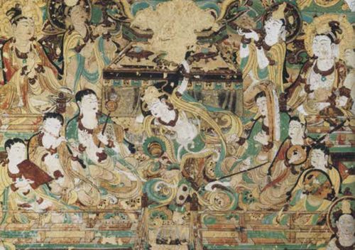 敦煌壁畫里的 燕樂 ,曾處于世界藝術(shù)之巔
